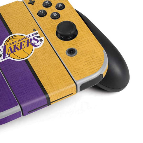NBA Los Angeles Lakers Canvas Nintendo Switch OLED (2021) Skin